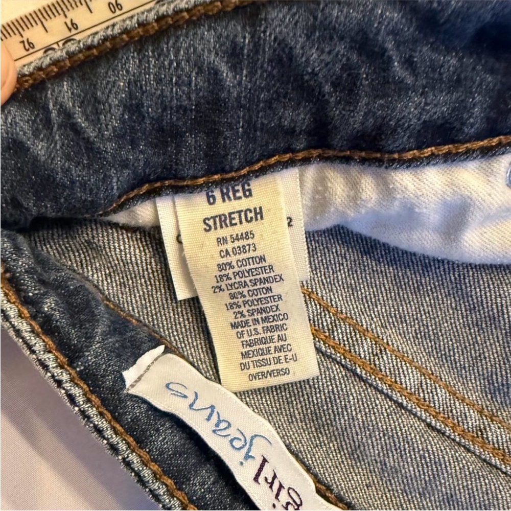 American Eagle By Payless Blue Patchwork Boot Cut… - image 7